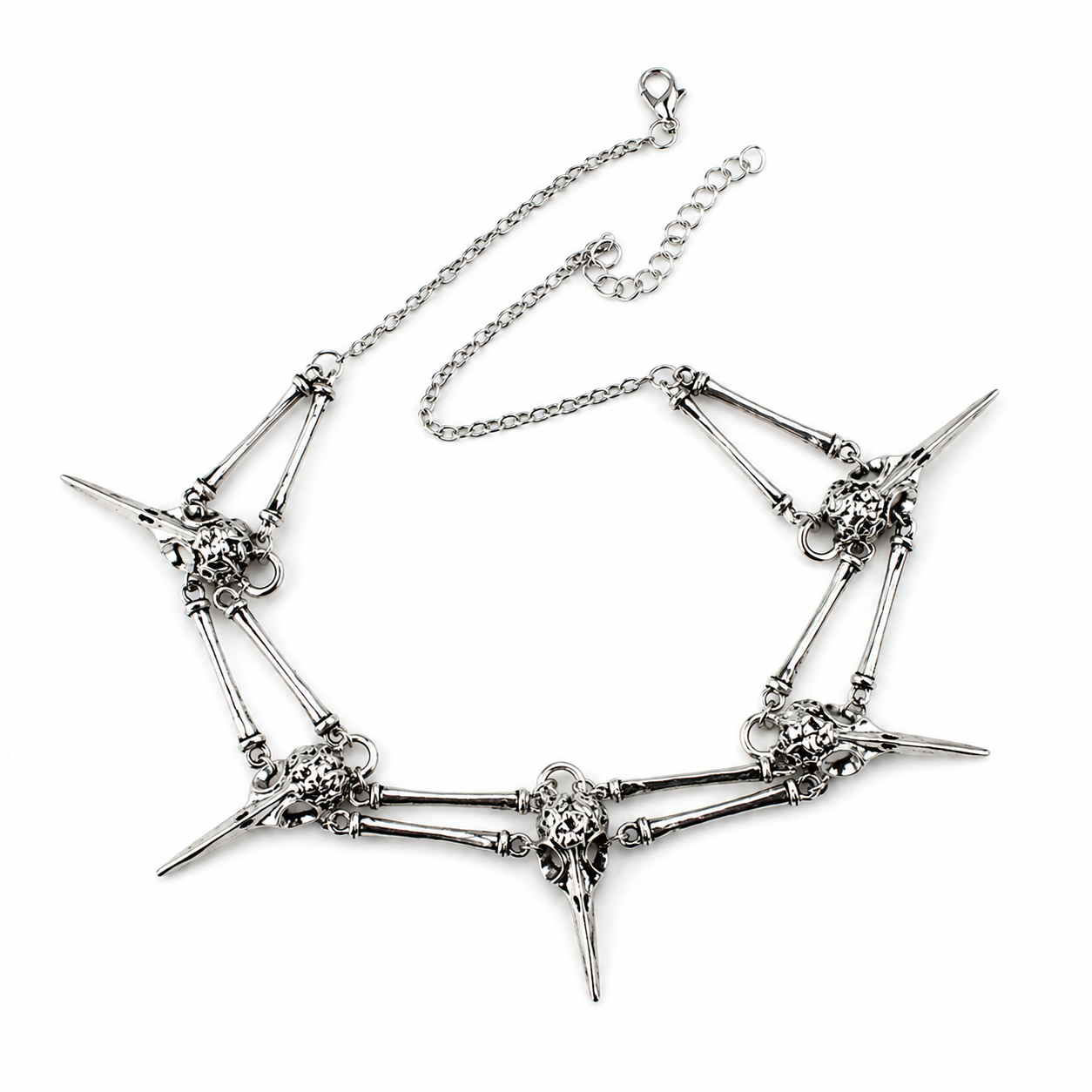 Raven Skull Necklace