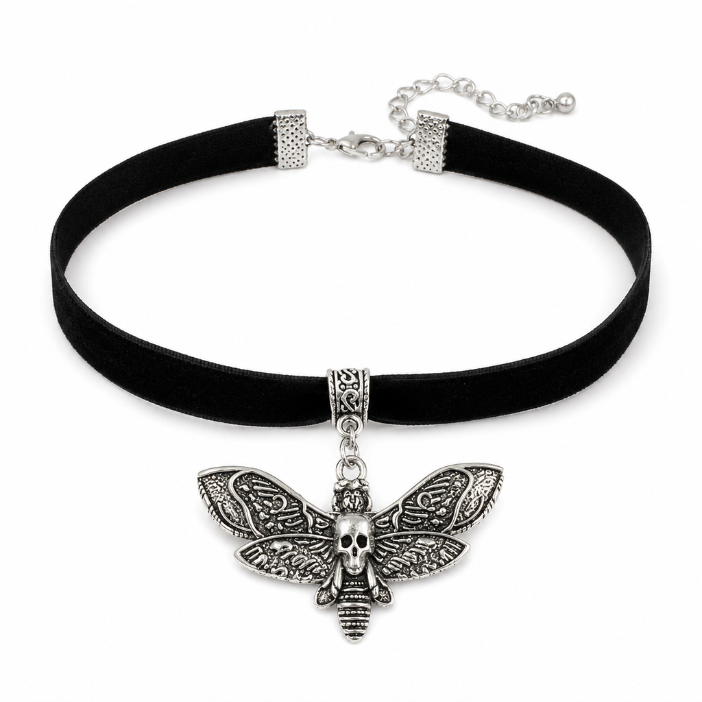 Skull Moth Choker