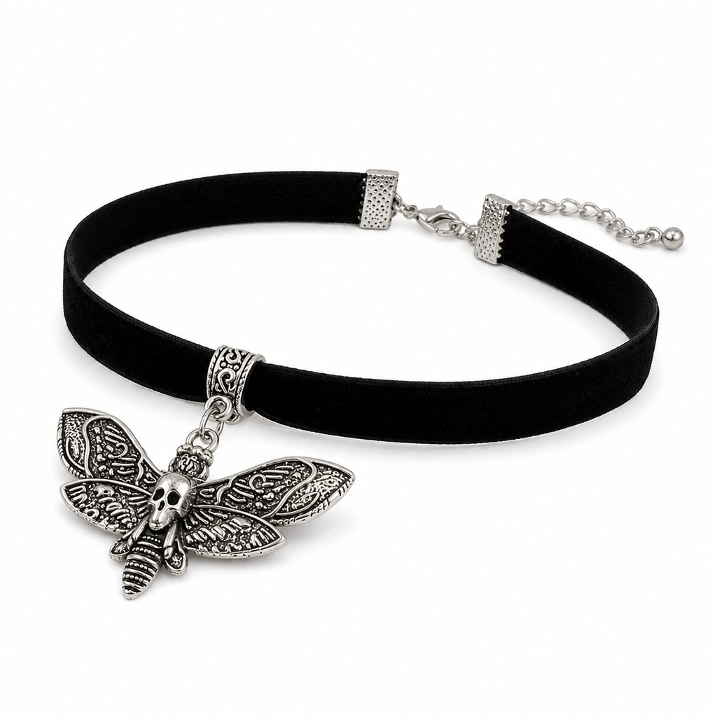 Skull Moth Choker