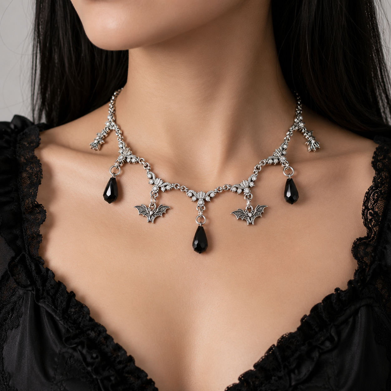 Gothic Bat Choker