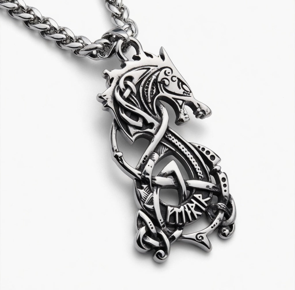 Nordic Dragon Necklace