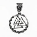 Viking Valknut Dragon Necklace