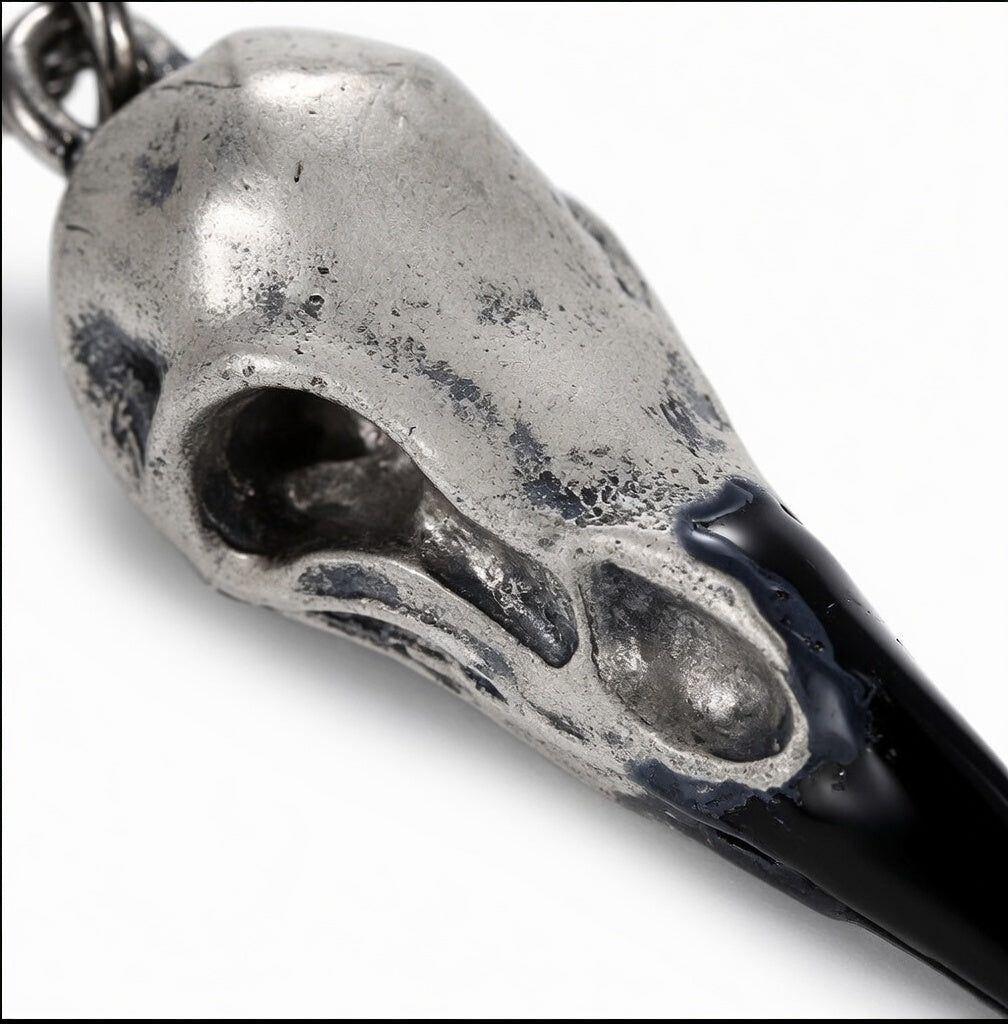 Crow Skull Necklace
