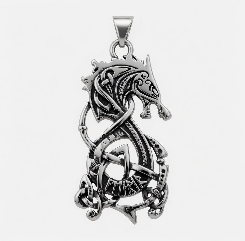 Nordic Dragon Necklace