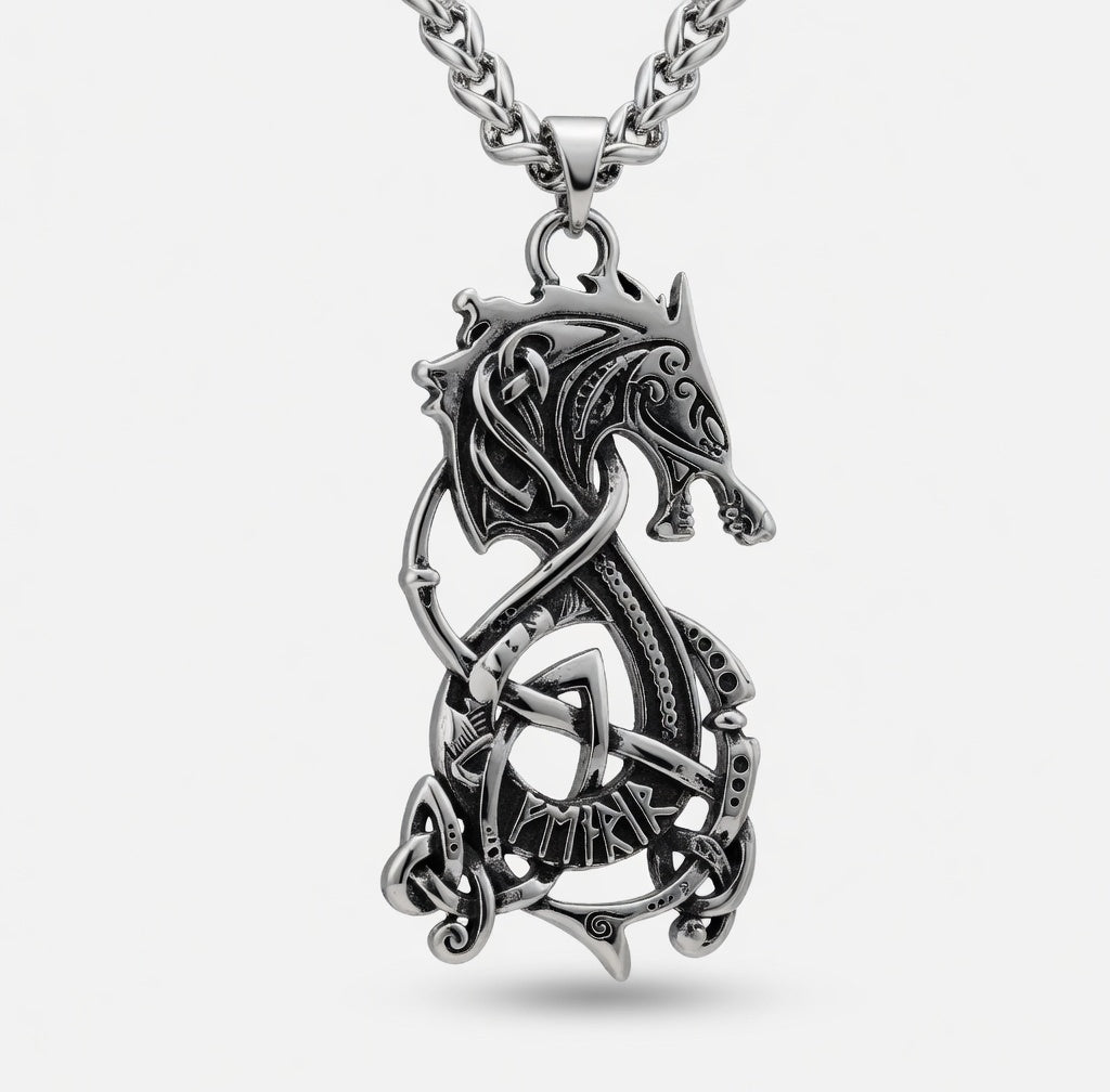 Nordic Dragon Necklace