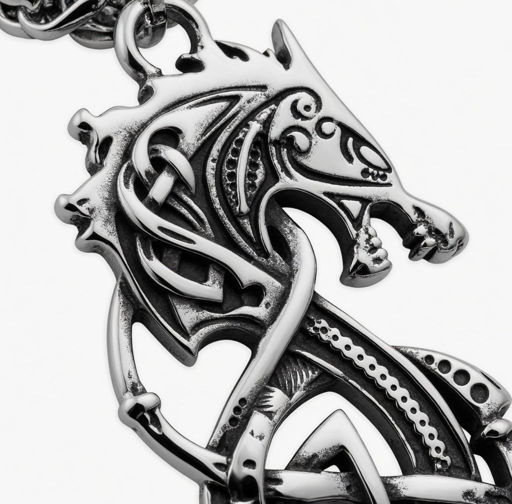 Nordic Dragon Necklace